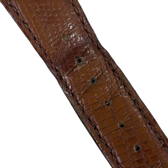 Vintage 80s 1989 Guess Bracelet Watch White Face Leather Band - Picture 4 of 7